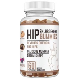 Private Label Herbal Hip Enhancement Gummies Antioxidant Supplements for Adult Beauty Buttock Hip Enlargement