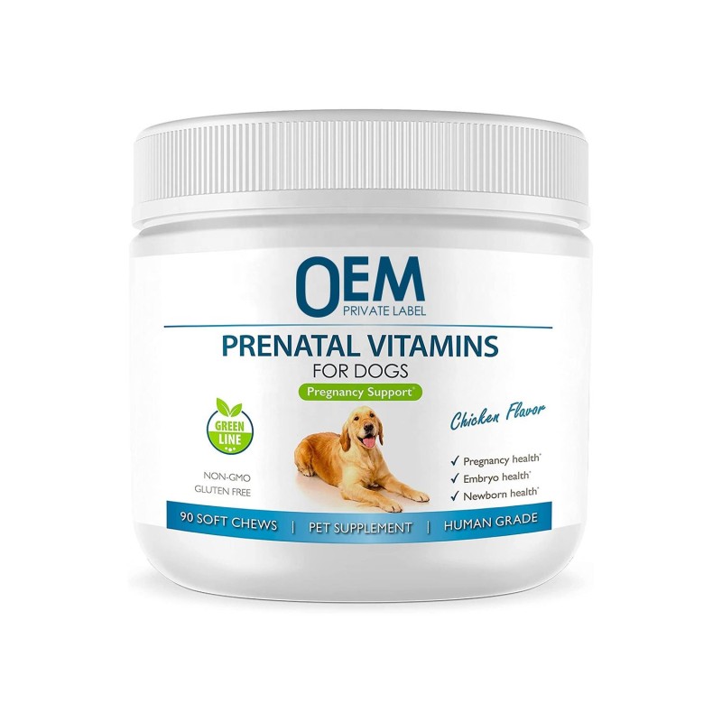 OEM Probiotics for Dogs Fish Oil Folic Acid B Vitamins-Prenatal Vitamins Promote Milk Essential for Pet Health Care Supplements