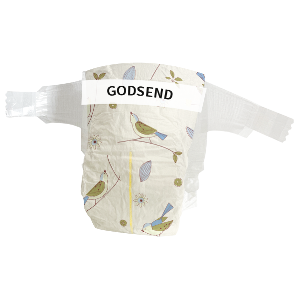 婴儿纸尿裤厂家 - 竹纤维非织造粘胶一次性印花魔术贴SAP日本