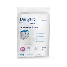 成人纸尿裤厂家 - 一次性XL/L/M/S码提花棉柔干爽表层防漏