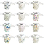 婴儿纸尿裤厂家 - 竹纤维非织造粘胶一次性印花魔术贴SAP日本