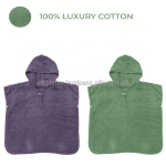 Hooded Poncho Factory - Cotton Terry Soft Comfortable Custom Size Colors