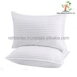 Pillow Case Manufacturer - Luxury Cotton Vertical Design Home Hotel