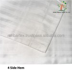 桌布供应商 - 棉条纹编织优雅耐用餐饮