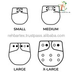 婴儿合身尿布供应商 - 可洗可重复使用可调柔软布料