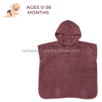 Hooded Poncho Factory - Cotton Terry Soft Comfortable Custom Size Colors