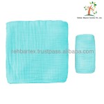 棉毯供应商 - 3层皱褶柔软透气婴儿