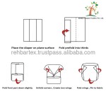 折叠尿布生产商 - 棉可调可洗可重复使用婴儿