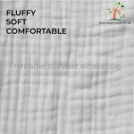 棉毯供应商 - 3层皱褶柔软透气婴儿