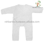 纱布连体衣供应商 - 有机棉柔软蓬松0-3个月