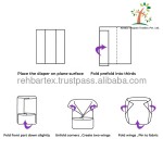 布尿裤生产商 - 耐用棉折叠加倍吸水防漏