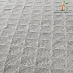 华夫格毯生产商 - 50%棉50%涤柔软保暖定制