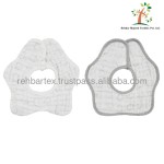 纱布围兜供应商 - 棉可调进食流口水磨牙