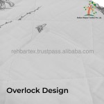 Quilt Cover Manufacturer - Cotton Muslin White Printed Customizable