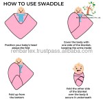 襁褓毯工厂 - 棉纯色透气环保