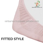 Fitted Sheet Factory - 100% Jersey Sustainable Washable Multiple Colors