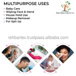 Flannel Wipes Factory - Soft Microfiber Sustainable Reusable Multi-Purpose