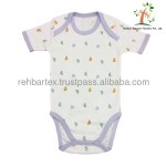 婴儿连体衣生产商 - 棉舒适耐用按扣定制尺寸