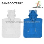 Hooded Poncho Manufacturer - Cotton Terry Bamboo Extra Soft Multiple Colors