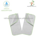 尿布衬垫供应商 - 棉柔软加倍吸水可重复使用定制尺寸