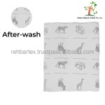 Quilt Cover Manufacturer - Cotton Muslin White Printed Customizable