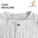 婴儿服装套装生产商 - 棉纱布夏季休闲上衣短裤