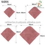 连帽浴巾生产商 - 奢华棉超柔软多色