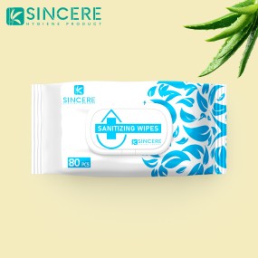 婴儿湿巾厂家 - 超柔天然水60片装婴儿湿巾