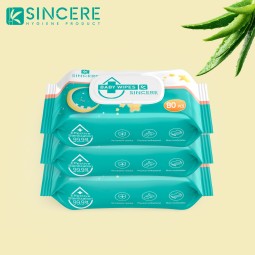 湿巾厂家 - 可定制非织造清洁婴儿家用清洁湿巾包