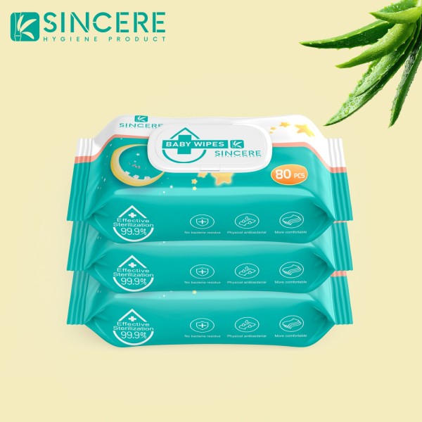 湿巾厂家 - 可定制非织造清洁婴儿家用清洁湿巾包
