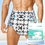 成人纸尿裤厂家 - 热销吸收竹纤维面层失禁裤中老年