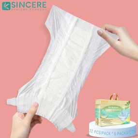 Baby Diapers Manufacturer - Wholesale Disposable Bamboo Fiber Biodegradable Organic SAP Material Super Absorbent