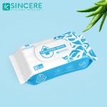 婴儿湿巾厂家 - 超柔天然水60片装婴儿湿巾