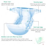婴儿纸尿裤厂家 - 批发定制厂竹纤维一次性可降解厂家直供