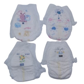 Baby Diapers Manufacturer - Rejected Grade B in Bulk Bales Pallets Disposable