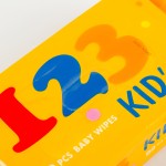 婴儿湿巾厂家 - 123品牌80片婴儿清洁湿巾带证书