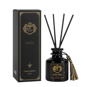 藤条扩香厂家 - 高品质50ml环保黑色纤维香氛