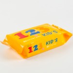 婴儿湿巾厂家 - 123品牌80片婴儿清洁湿巾带证书