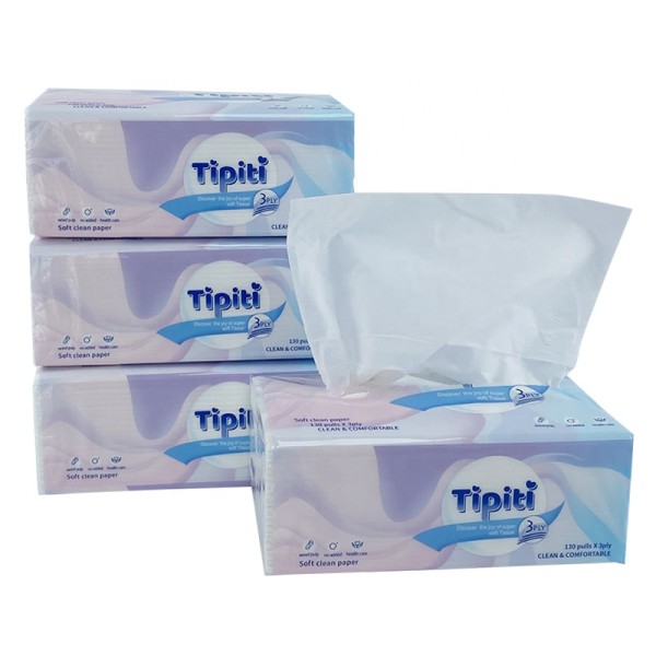 面巾纸生产商 - 压花优质3层原生木浆软包