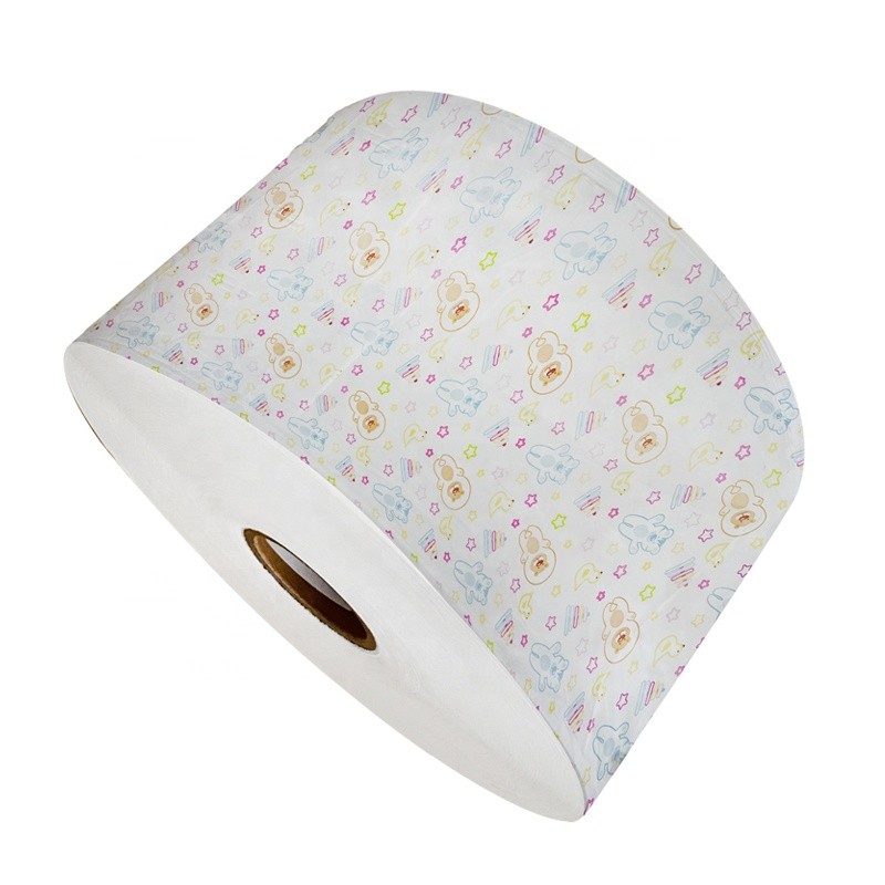 无纺布复合底膜工厂 - 热销柔软透气用于纸尿裤原材料