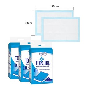 Disposable Underpad Manufacturer - Hot Sale 60x90cm Waterproof Ultra Soft Incontinence
