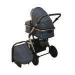 Baby Stroller Manufacturer - Carbon Fiber New Simple Aluminum Foldable Rockers Pram Tricycle