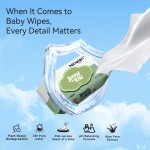 婴儿湿巾厂家 - 一次性棉纤维可降解99%纯水抗菌柔软