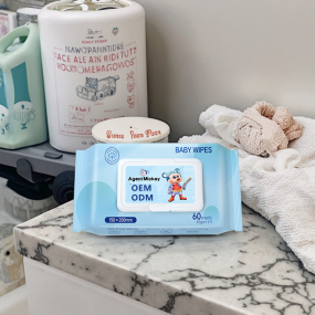 婴儿湿巾厂家 - 批发厂可定制柔触温和清洁新生儿