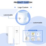 婴儿拉拉裤厂家 - 定制代工设计私模有机棉优质一次性