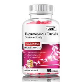 OEM/ODM Haematococcus Pluvialis Gelatinized Collagen Gummies Biotin Zinc Vitamin C E Infused Candy Nutrition Boosting Collagen