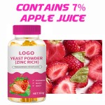 OEM/ODM Strawberry Flavored Gummy Vitamins Rich in Zinc and Trace Elements Power Adult Friendly Yeast
