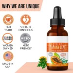 Organic Papaya Leaf Extract 30ml Drops Platelet Support Immune Digestive Aid Beauty Capsules for Everyone Except Pregnant Women