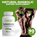 Beverage Supplements 1% Turkesterone Extract Oral Liquid Capsules for Strength and Muscle Growth OEM Bevordert Beauty Product