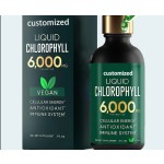 Organic Vegan Chlorophyll Drops Herbal Supplements in Oral Liquid Dosage for Adults but Not for Pregnant Women